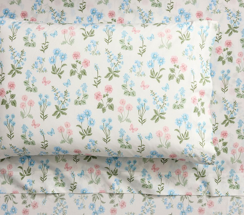 Grace's  Garden Organic Cotton Sheet Set | Pottery Barn Kids
