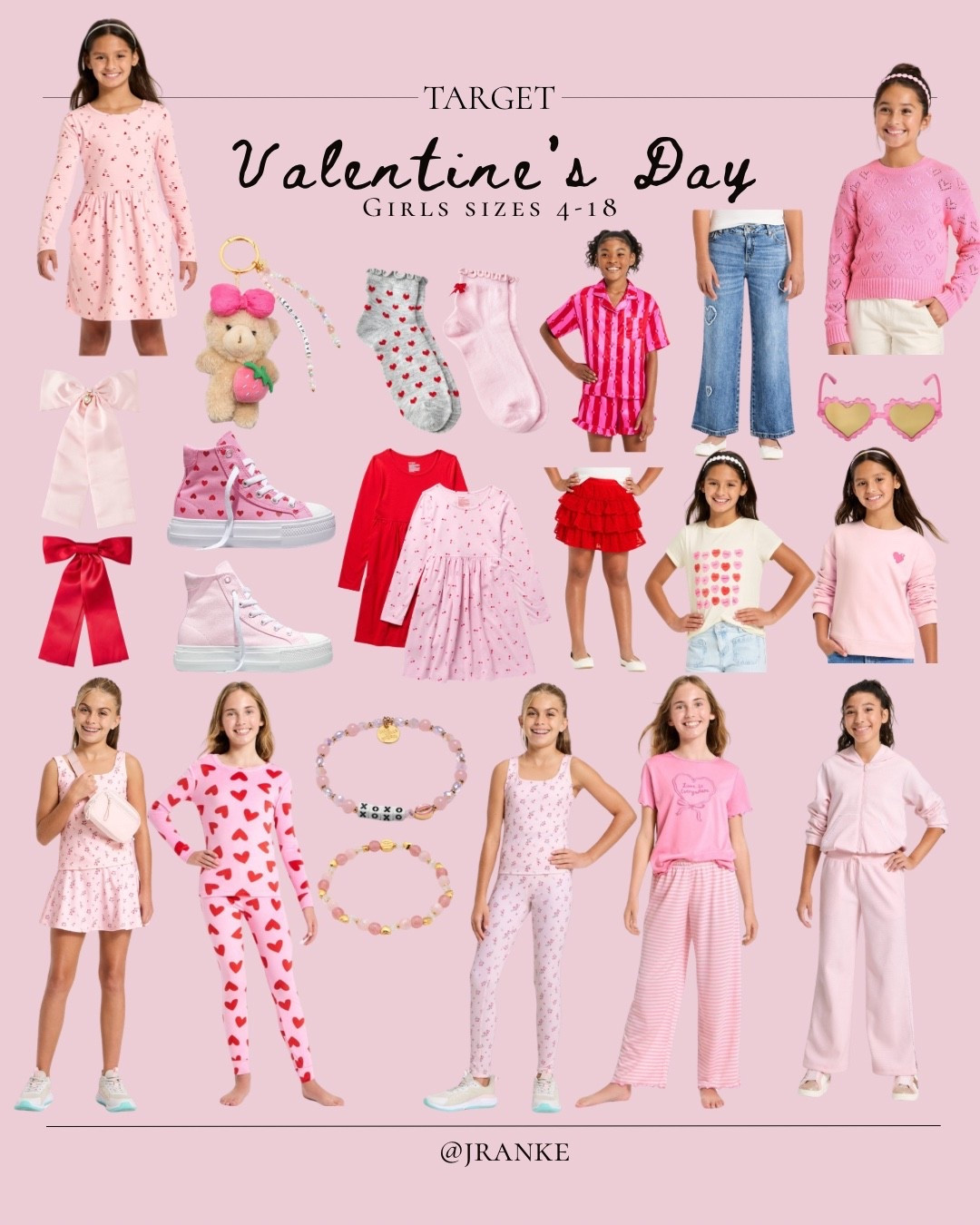 All the Valentine vibes for the girls 💕
Soft pinks, hearts, and cozy fits that can be worn all month long — because holiday outfits should last longer than one day 💗

#TargetFinds #ValentinesDayKids #GirlsStyle #LTKkids #TargetStyle

#LTKmomlife #LTKdayinmylife #LTKKids