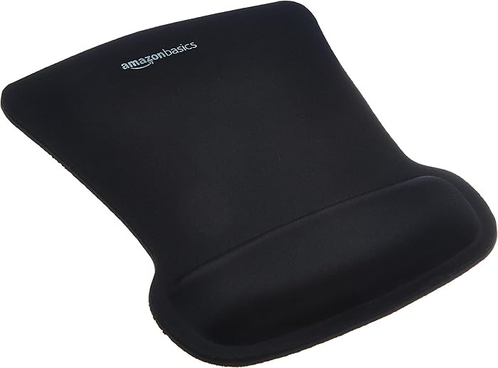 Amazon Basics Irregular Ergonomic Gel Computer Mouse Pad with Wrist Rest for Pain Relief, 10.1L x... | Amazon (US)