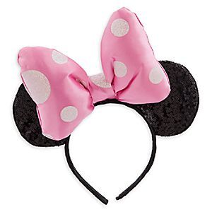 Minnie Mouse Ear Headband - Pink Bow | Disney Store