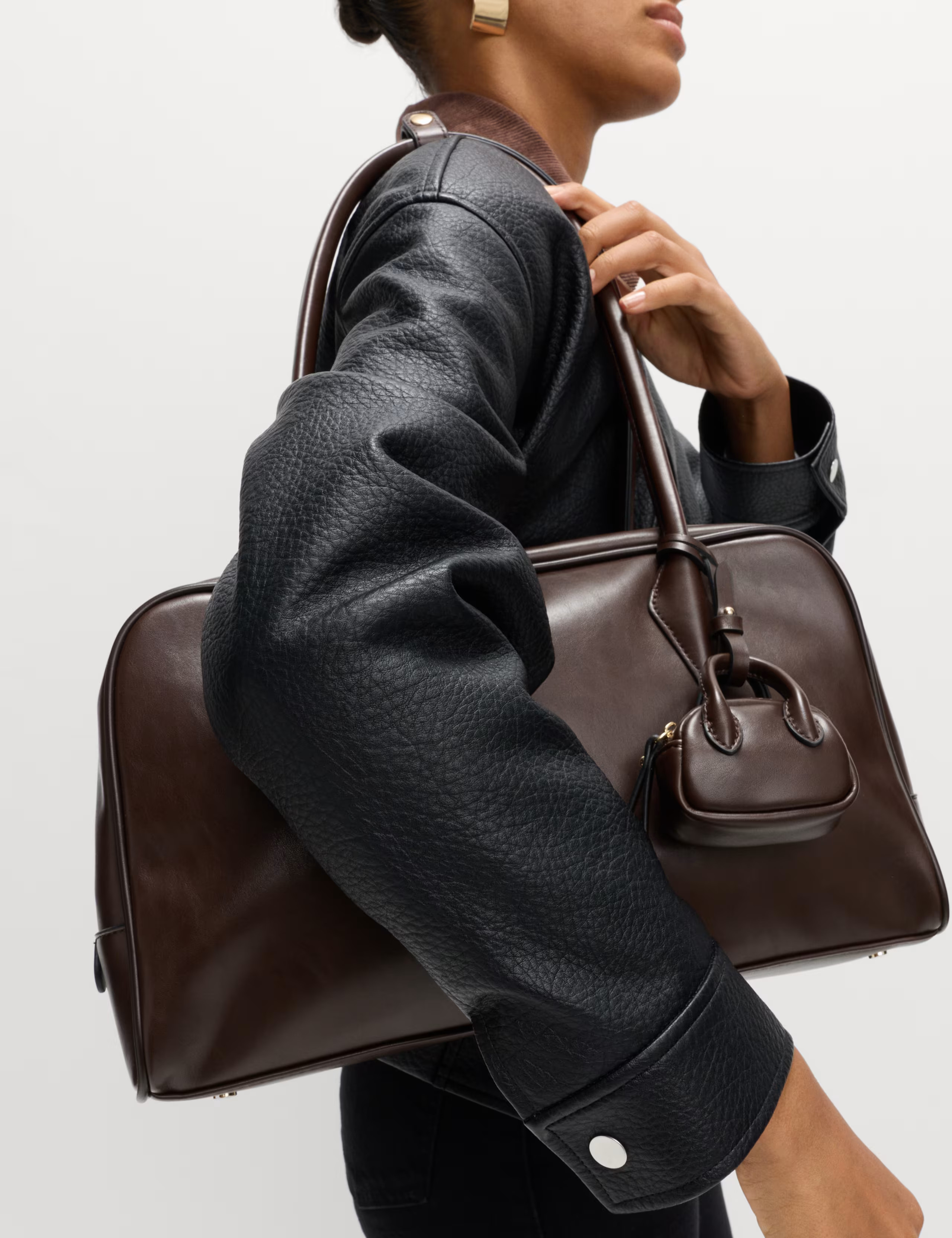 Faux Leather Bowler Bag | Marks & Spencer (UK)