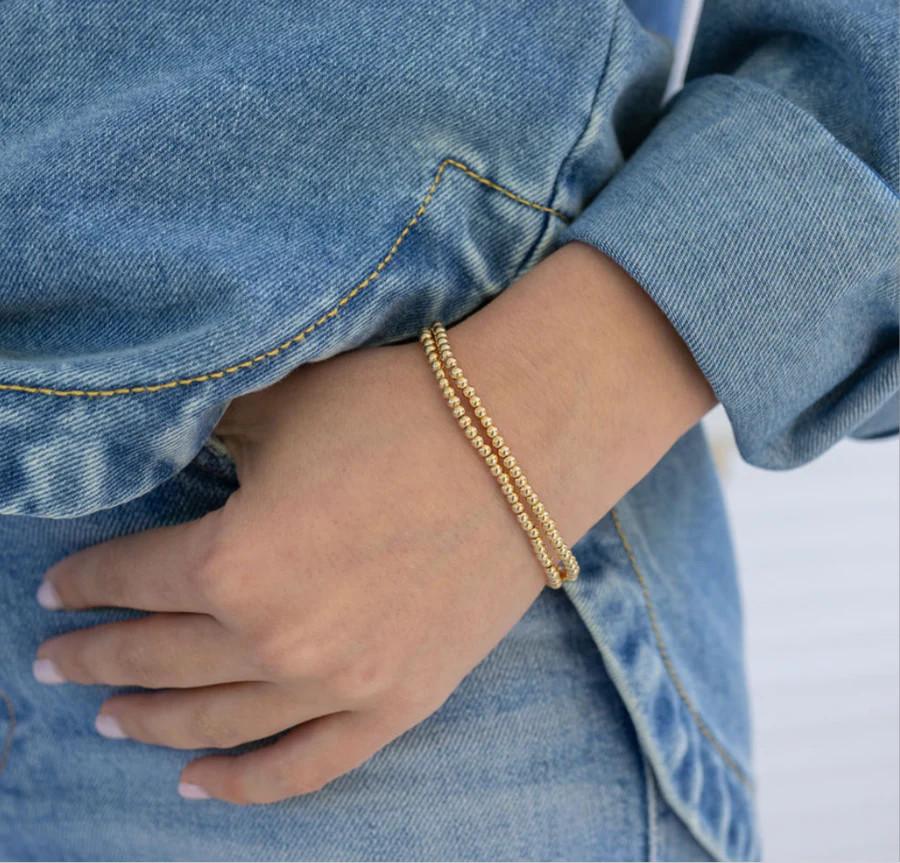 Double Gold Bracelets | Erin McDermott Jewelry