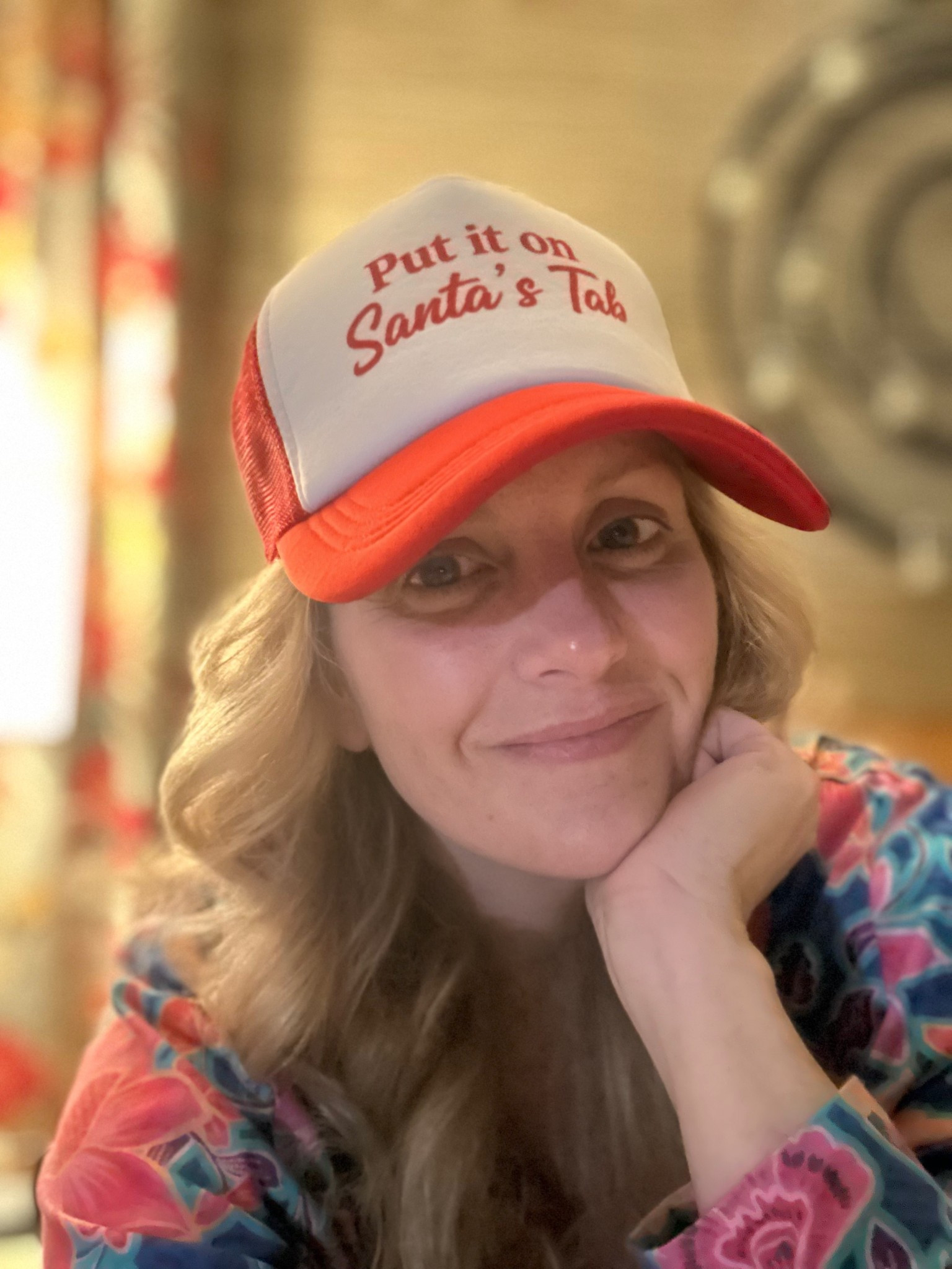 I’m officially finished with all my Christmas shopping.  I put on my comfy Johnny Was pajamas and got all the gifts wrapped tonight. 🎁 At this point, can I just put it all on Santa’s Tab?! Looking forward to wearing this hat on repeat the next two weeks. 🧢 

#LTKootd #LTKHoliday #LTKOver40