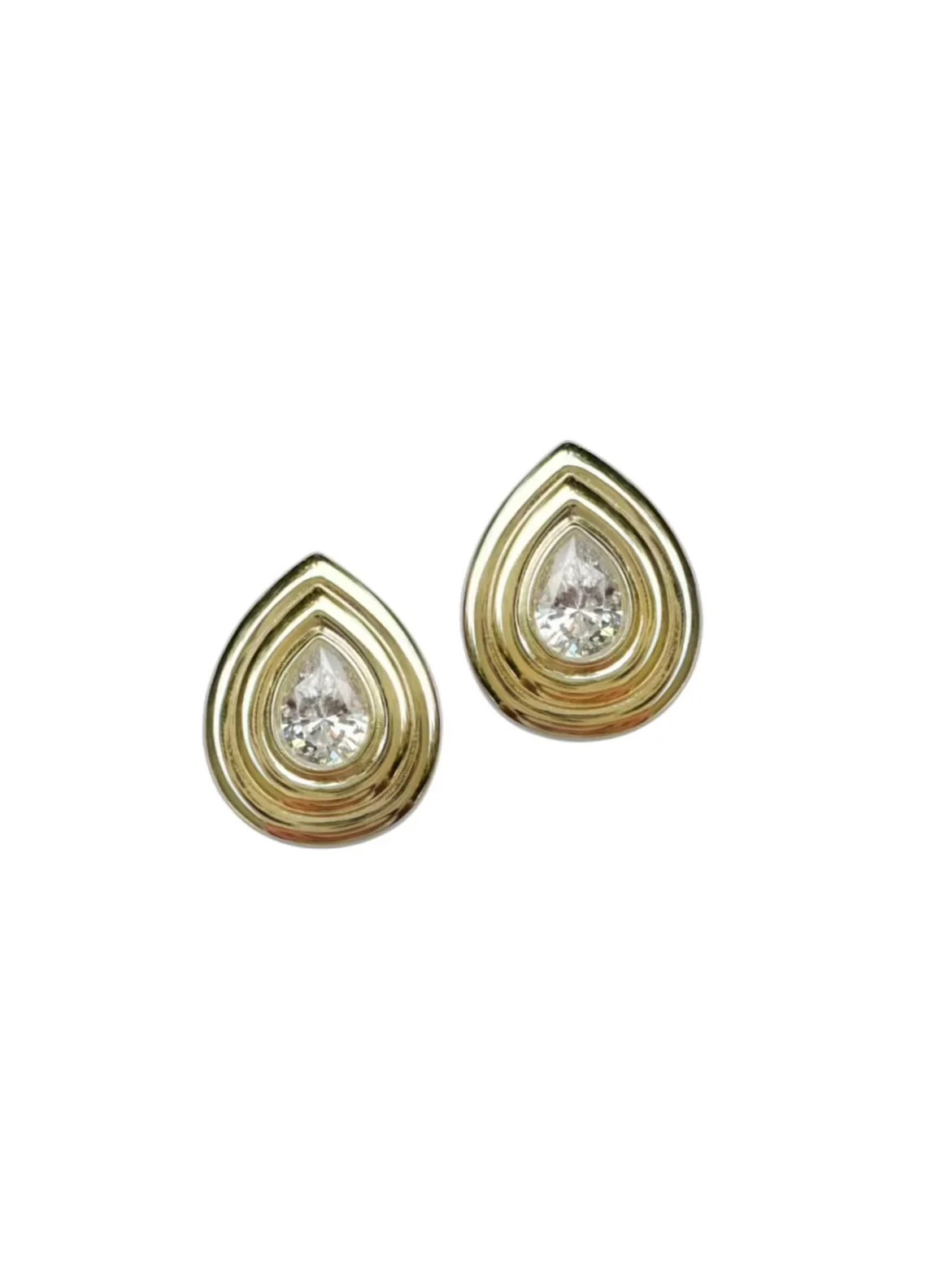 Golden RainDrop studs | Nicola Bathie Jewelry