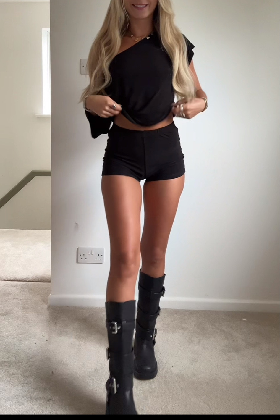 Black buckle boots are a staple 

#LTKsummer #LTKuk #LTKautumn
