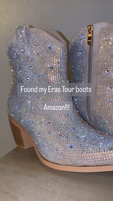 Eras tour. Sparkly boots. Rhinestone boots. Taylor swift concert outfit. Eras tour concert outfit. 

#LTKFestival #LTKSeasonal #LTKFind