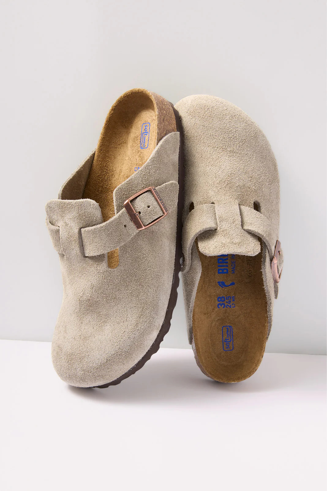 BIRKENSTOCK Women's Boston Clog, Size 37, Taupe | Evereve