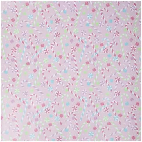 Hobby Lobby Christmas Wrapping Paper, Gift Wrap (Pink Pastel Candy) | Amazon (US)