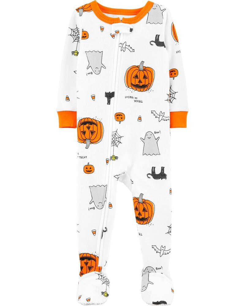 1-Piece Halloween Snug Fit Cotton Footie PJs | Carter's