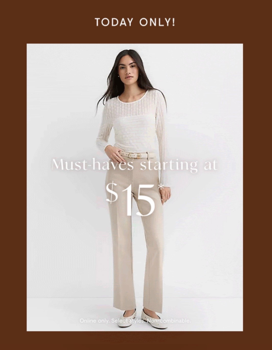 Happy Friday! LOFT has a huge $15 Sale today that includes so many beautiful styles! Some of these normally retail for as much as $74.95 normally, so definitely worth a browse if you’re a LOFT fan - everything from sweaters to sweatshirts to leggings to skirts and pants to blouses of all varieties included. 

#LTKSaleAlert #LTKootd #LTKWorkwear