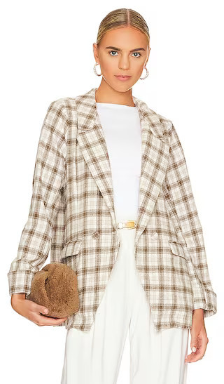 Basic Blazer in Plaid | Revolve Clothing (Global)