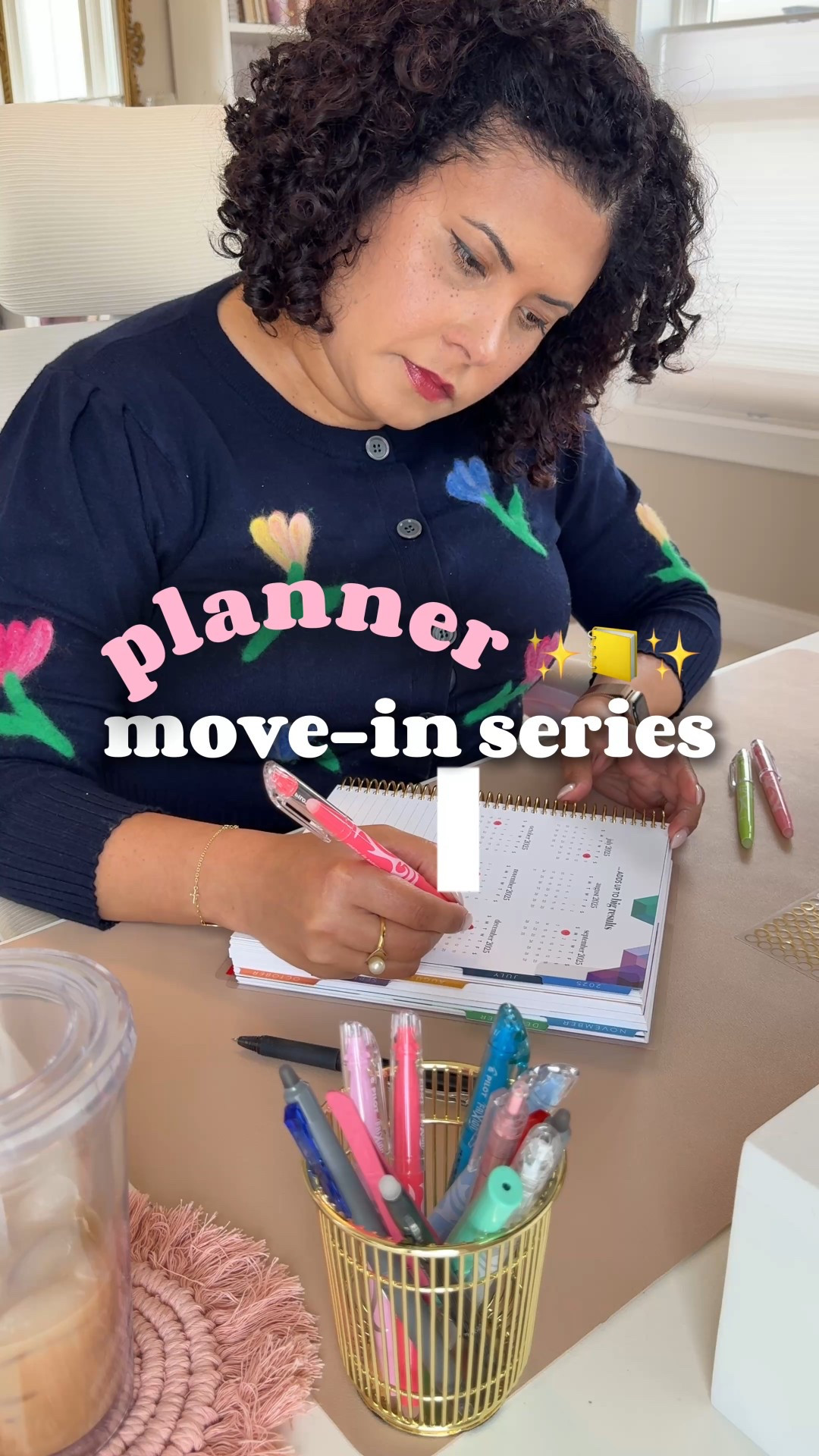Here are some of the products I used as part of my planner move in series. Many of the items I’ve had for a while and are no longer available, but I have linked what I have been able to find. The cover is a custom cover option on the Erin Condren website. 