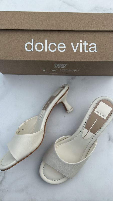 Excited to wear these white leather tapered #heels from #DolceVita 🙌✨

As soon as the weather warms up, I’ll be pairing them with so many outfits that I already have in mind! They come in 3 other cute colors including black leather, light denim, and a woven natural tan color 👏✨

#LTKShoes #KittenHeel #LTKSpring

#LTKMostLoved #LTKover40