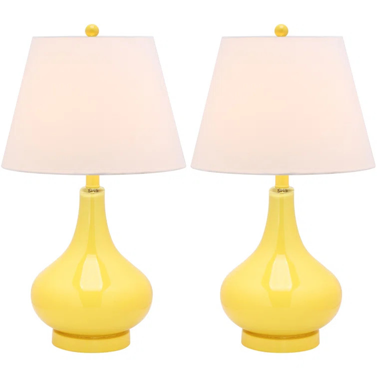 Akeim Glass Table Lamp (Set of 2) | Wayfair North America