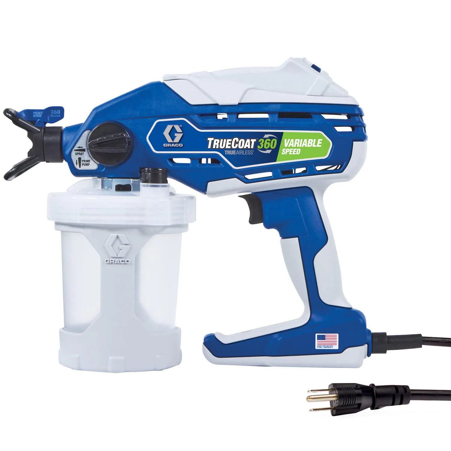 Graco TrueCoat 360 Variable Speed Electric Paint Sprayer for DIY Projects Stainless Steel | DIB-AE-777345QTY-1 | Lowe's