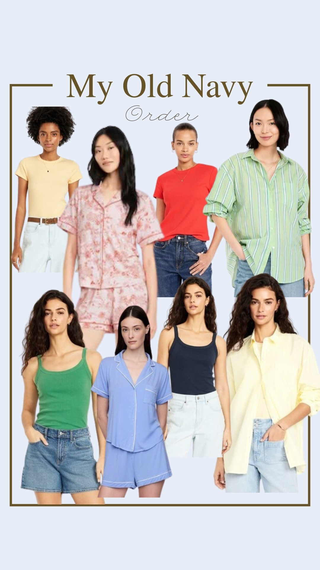 Just dropped my latest Old Navy finds!
From cozy PJs to easy everyday basics—everything is cute, comfy, and under budget. Linking all my picks for spring and summer style staples you’ll wear on repeat!

#OldNavyFinds #SpringStyle #SummerBasics #LTKSpring #LTKUnder50 #EverydayStyle #CozyAndCute #CasualOutfits #AffordableFashion #LTKSeasonal #LTKWardrobe #HomeWithEm

#LTKSwim #LTKStyleTip #LTKFindsUnder50