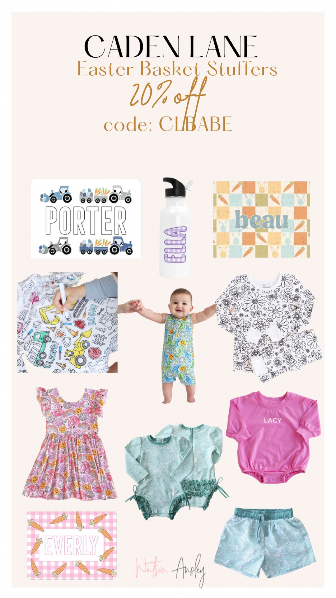 Shop these adorable Easter Basket ideas below for 20% off sitewide with code: CLBABE



#LTKkids #LTKsalealert #LTKbaby