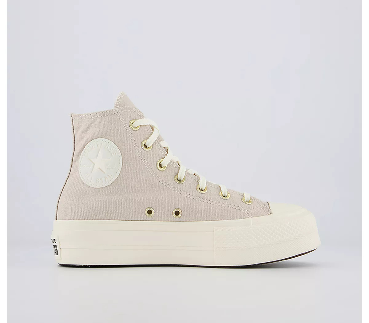 Converse
								All Star Lift Hi Platform Trainers
								Desert Sand Egret Light Gold | OFFICE London (UK)