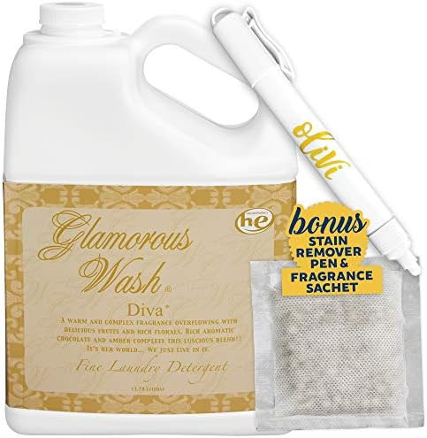 Tyler DIVA Glamorous Wash Laundry Detergent - 1 Gallon - With Olivi Stain Remover Pen - Fresh Sce... | Amazon (US)