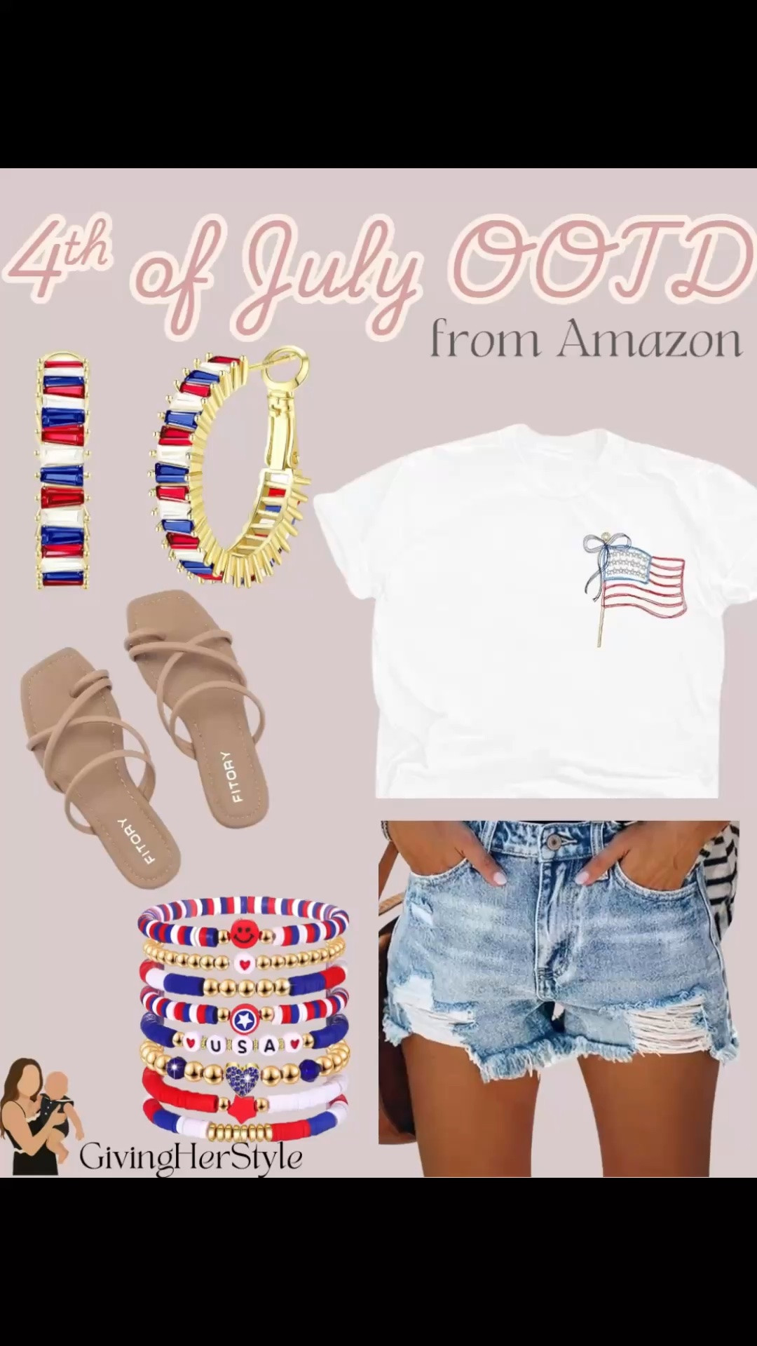 4th of July outfit ideas from Amazon prime 

4th of July, Fourth of July, USA, patriotic outfits, pool party, amazon fashion, amazon outfit idea, red white and blue, white shorts, graphic tshirt, travel, summer ootd

#LTKootd #LTKTravel #LTKSeasonal