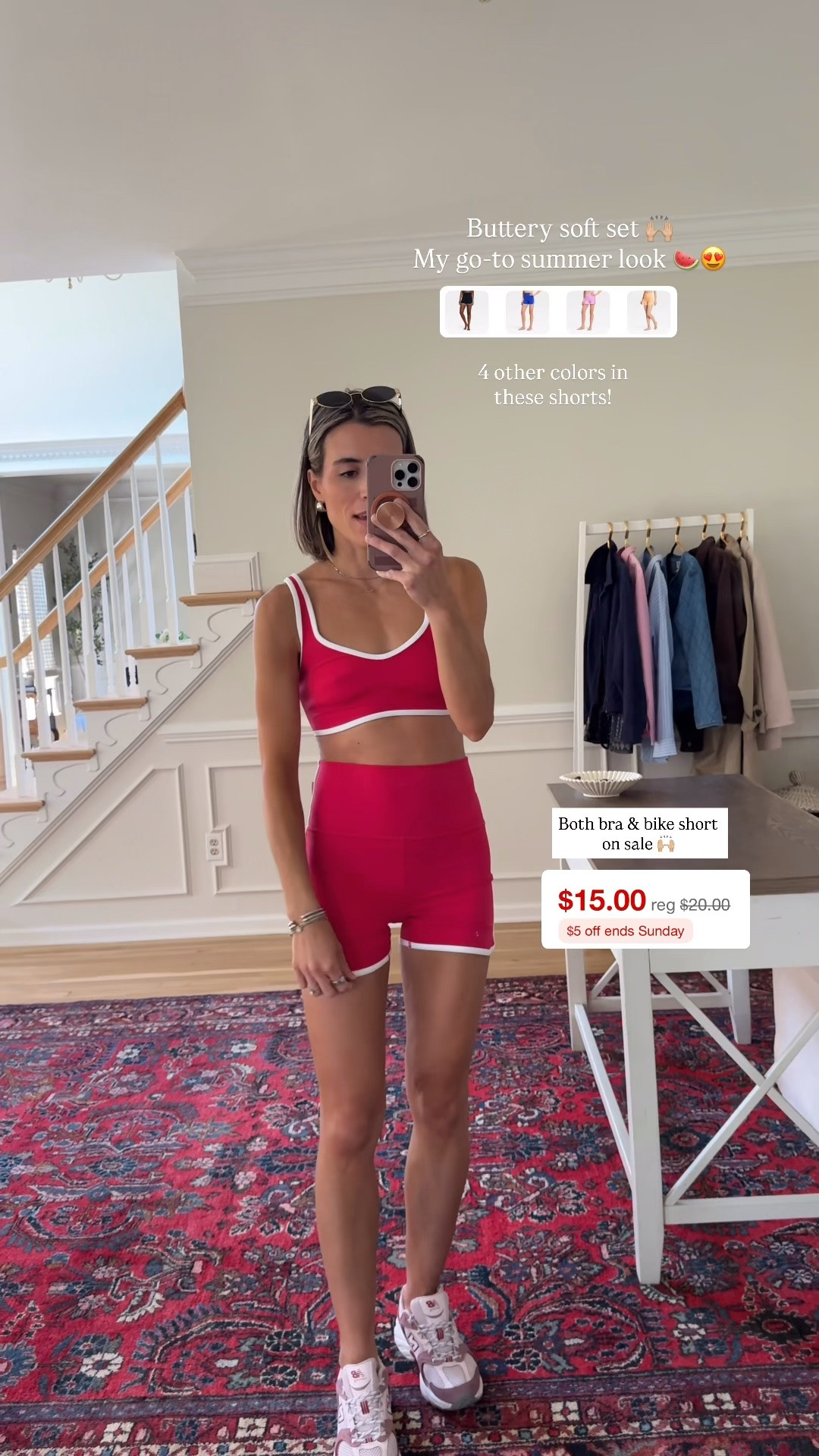 Ended up going with XS in bike shorts 
Bra size small

#LTKActive
