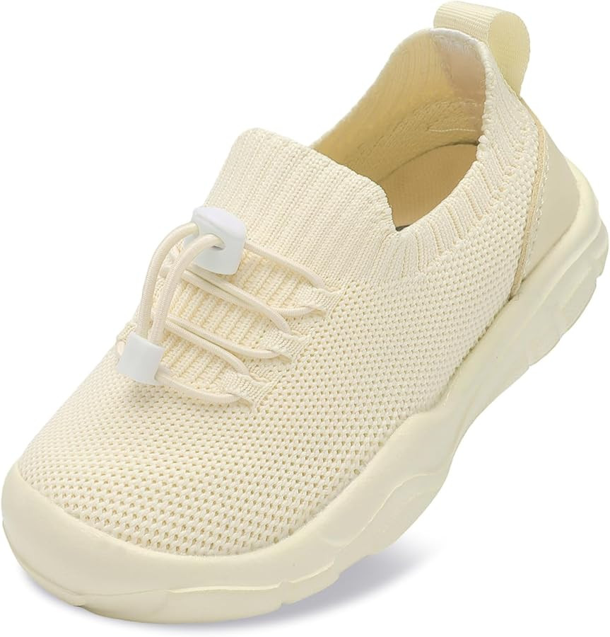 Scurtain Toddler Shoes Boys Girls Tennis Shoes Kids Barefoot Shoes Slip on Sneakers Breathable Wa... | Amazon (US)