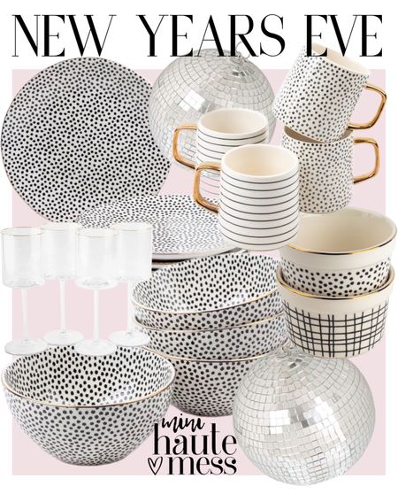 The perfect dishes for the holidays and NYE. 🍽️✨ There is a 12 piece set under $50 linked! #blackandwhite #newyearseve #nye

#LTKHoliday #LTKhome #LTKGiftGuide