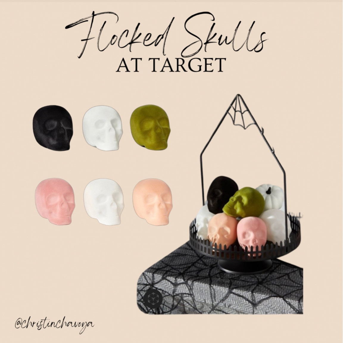 Flocked velvet skulls at target!

Halloween decor. Halloween home. Home decor. Holiday decor. Spooky decor. 

#LTKHalloween #LTKHoliday #LTKhome