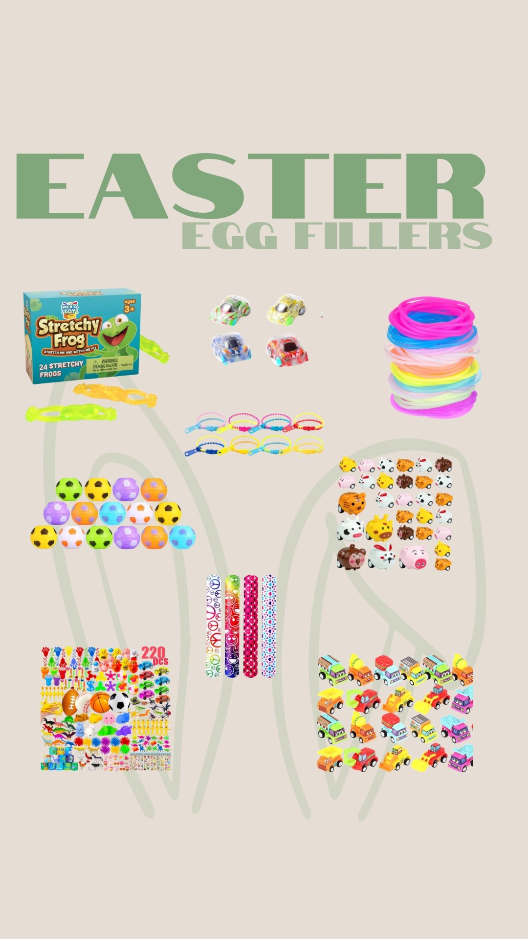 Non-candy ideas to fill those Easter eggs!!! 

#LTKKids #LTKParties #LTKFamily