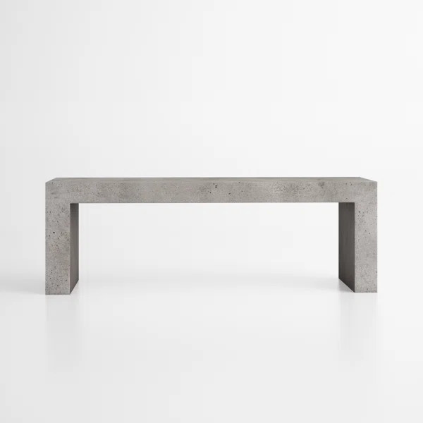 Columbia Concrete Outdoor Bench | Wayfair North America