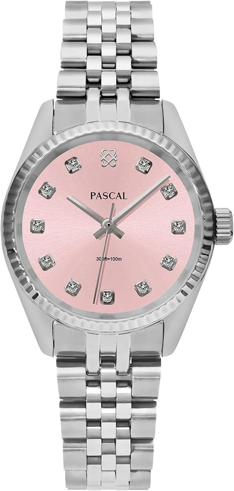 PASCAL Timeless Classic Diamond Watch for Men Women– Swiss Quartz Watch with Lab-Grown Diamonds... | Amazon (US)