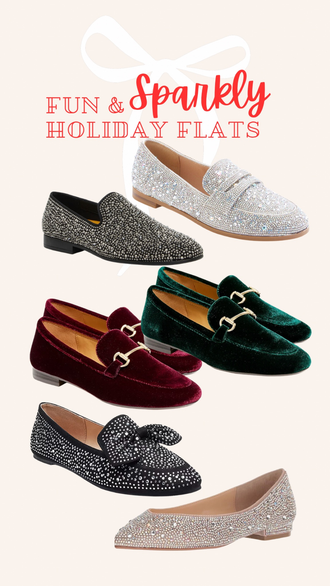 If heels aren’t your thing for the holidays but you want a pop of sparkle, these flats & loafers would be perfect! The velvet pair 🤩🤩❤️✨🎄💋

#LTKHoliday #LTKOver40 #LTKShoeCrush
