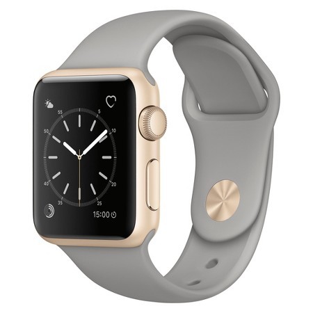 Apple® Watch Series 1 38mm Gold Aluminum Case with Concrete Sport Band | Target
