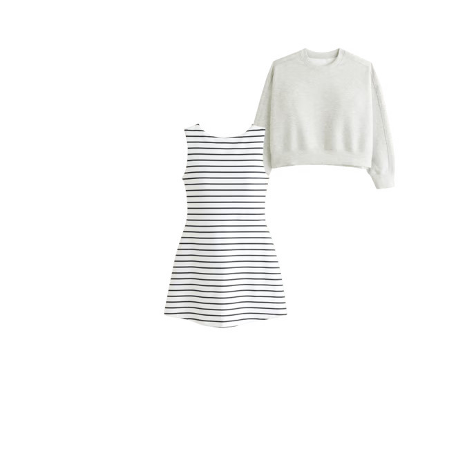 YPB sculptLUX Slash Mini Dress | Abercrombie & Fitch (US)