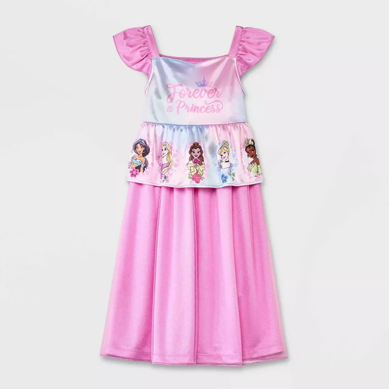 Toddler Girls' Disney Princess Forever Fantasy NightGown - Pink | Target