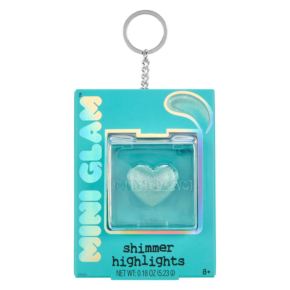 Mini Glam Cosmetics - Cube Shimmer Eye Cream Teal | Target