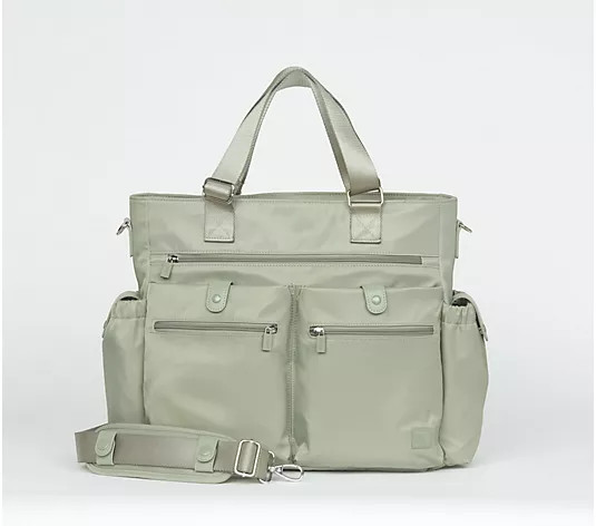 IHKWIP The Champion Multi-Pocket Large Tote with Crossbody Strap | QVC