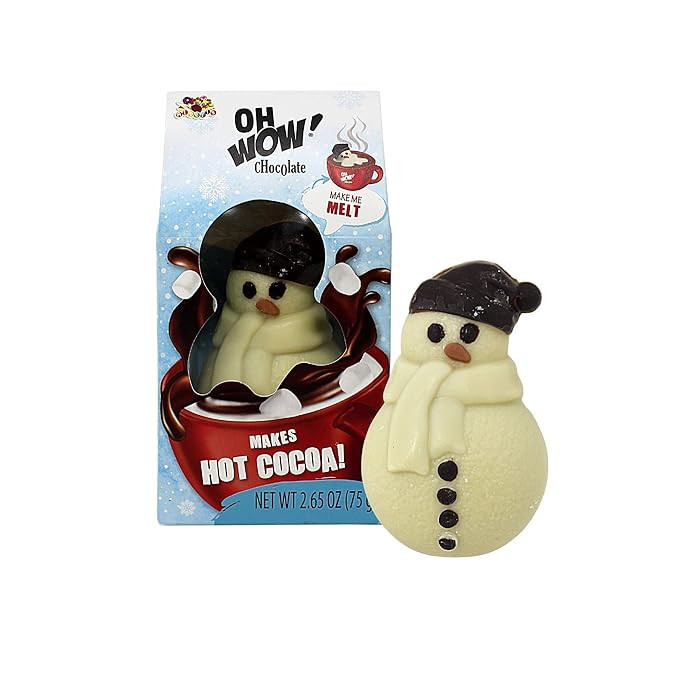 Gourmet Hot Chocolate Treat Christmas Snowman with Mini Marshmallows Stocking Stuffer | Amazon (US)