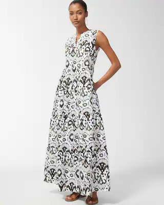 Ikat Tiered Maxi Dress | Chico's