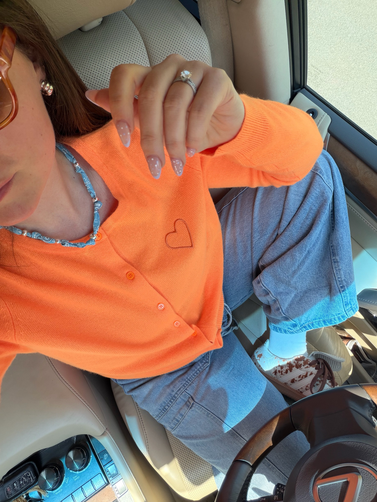 Spring 🩵🧡

#LTKMothersDay #LTKdayinmylife #LTKootd