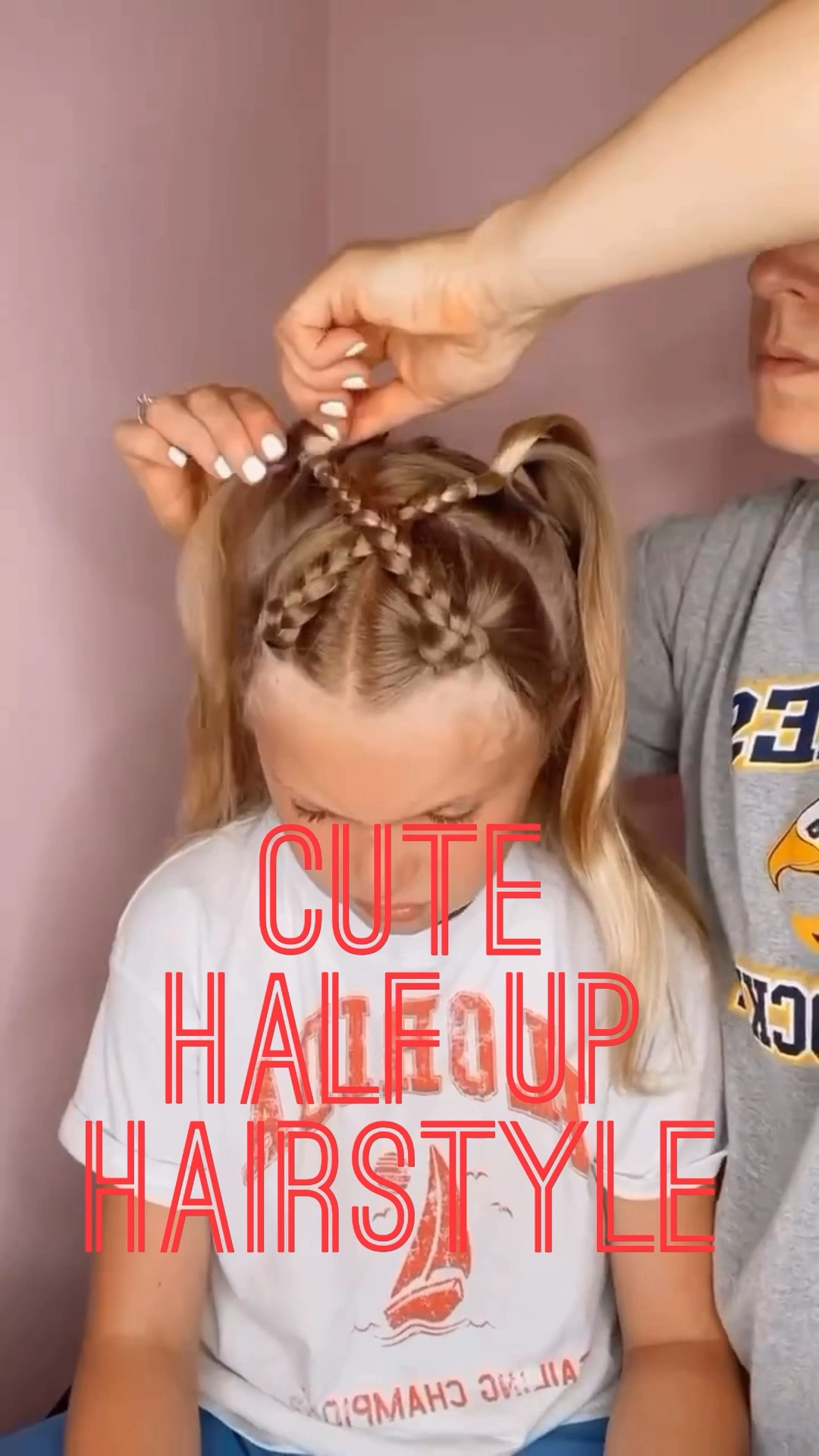 CUTE HALF UP HAIRSTYLE 🩷 I love this easy half a hairstyle! I’ve been doing this hairstyle in my daughter‘s hair for years! I’m sharing my favorite hair products with you, too!

#LTKBeauty
