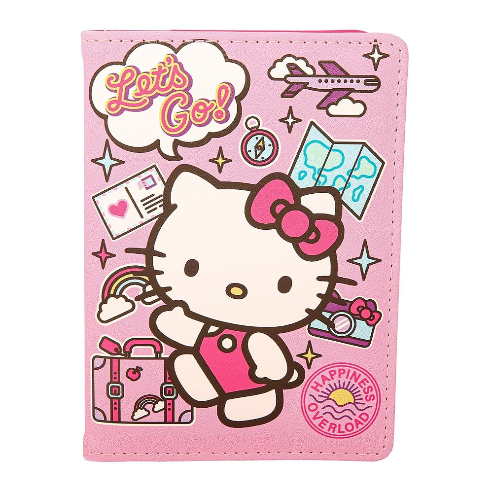 Hello Kitty Passport Holder for Travel Official License, Cute Passport Cover, Sanrio Gifts | Amazon (US)