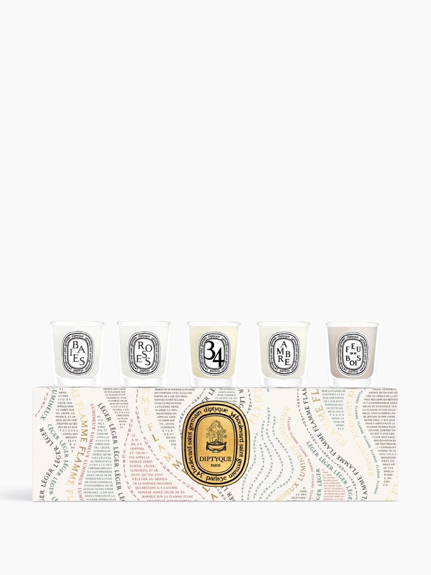 Set of 5 mini signature candles
            Pre-composed | diptyque (US)