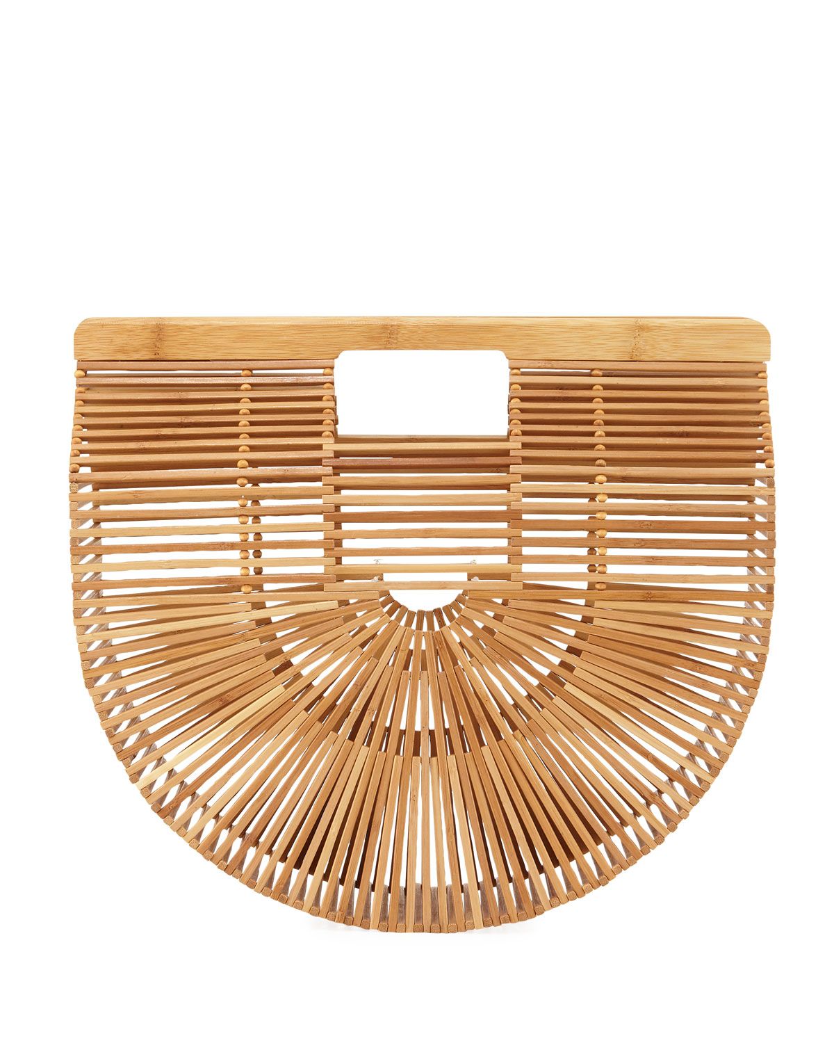 Bamboo Ark Large Top Handle Bag, Light Brown | Bergdorf Goodman