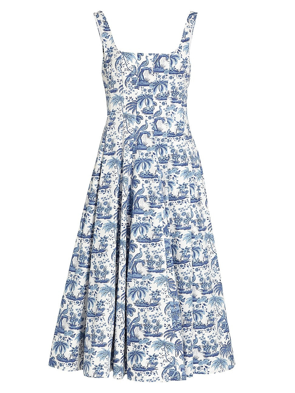 Women's Wells A-Line Dress - China Blue Toile - Size 4 | Saks Fifth Avenue