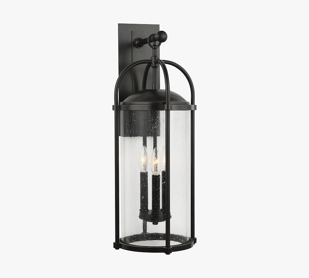 Redan Outdoor Glass Sconce | Pottery Barn (US)