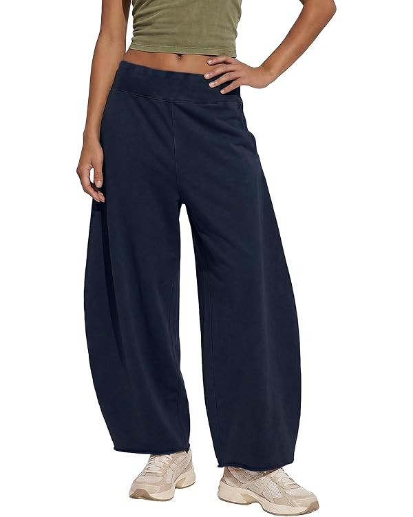 Womens Casual Barrel Sweatpants Baggy Yoga Pants Workout Athletic Lounge Comfy Trousers | Amazon (US)