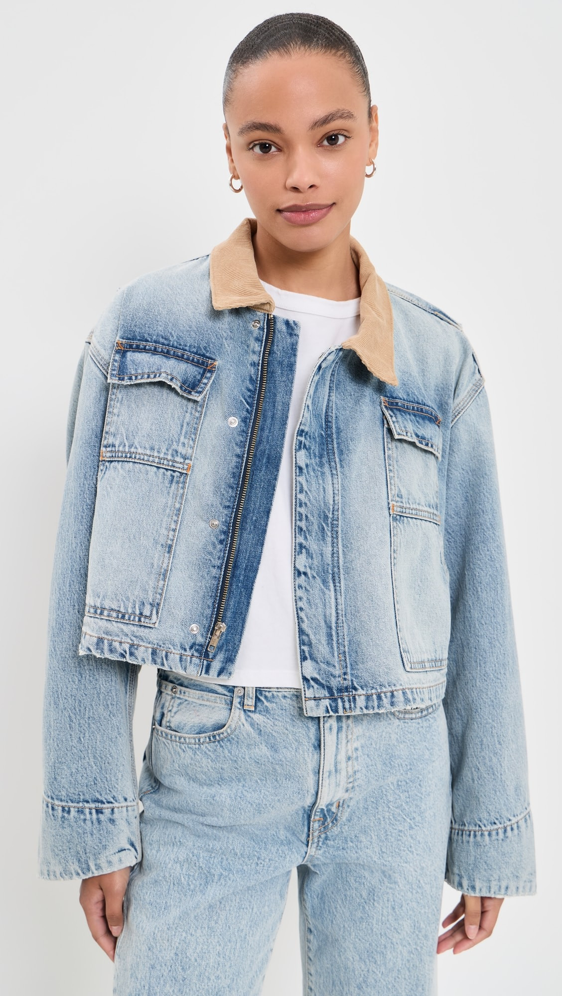 Conor Cropped Worker Jacket | Shopbop