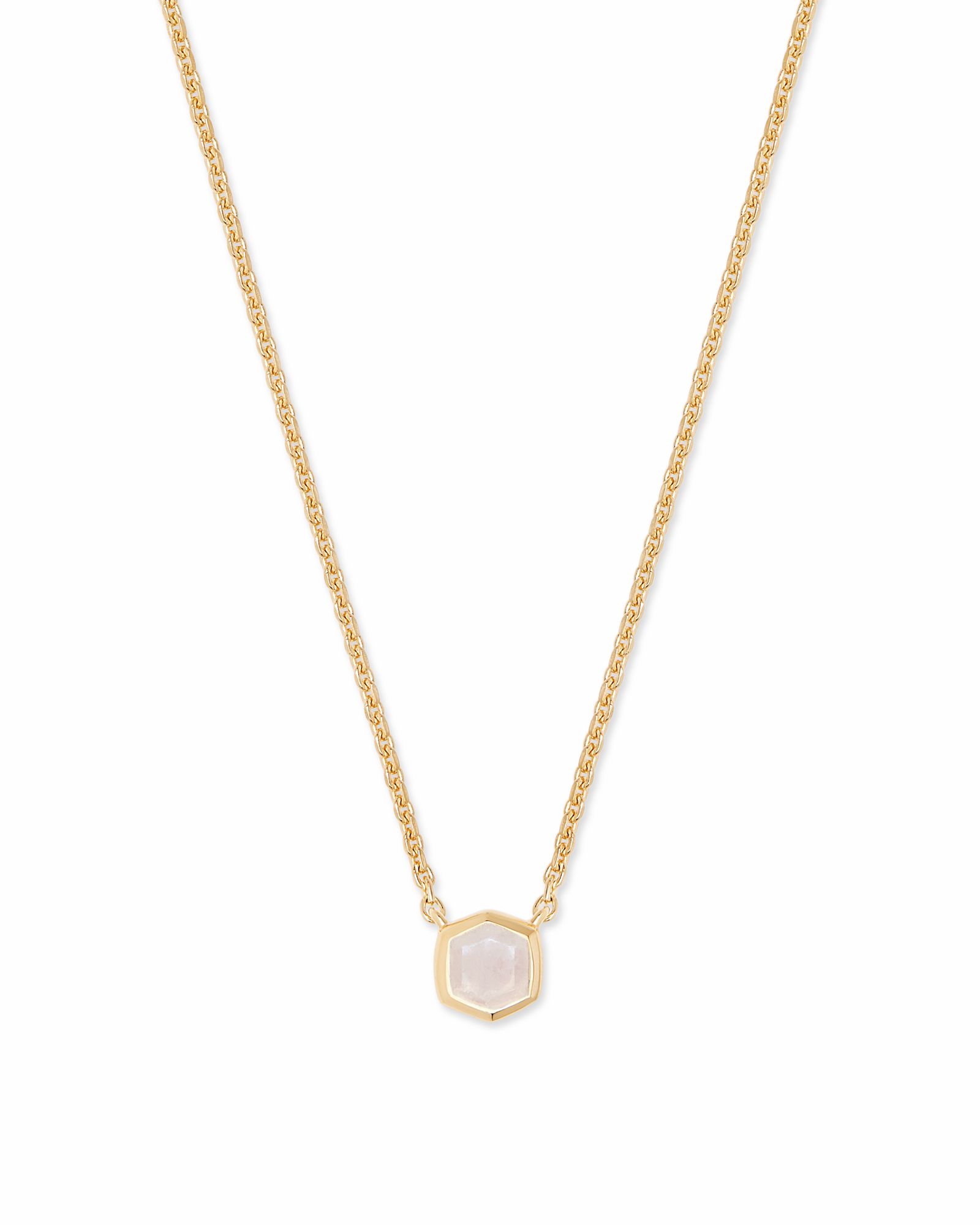 Davie 18k Gold Vermeil Pendant Necklace in Rainbow Moonstone | Kendra Scott | Kendra Scott