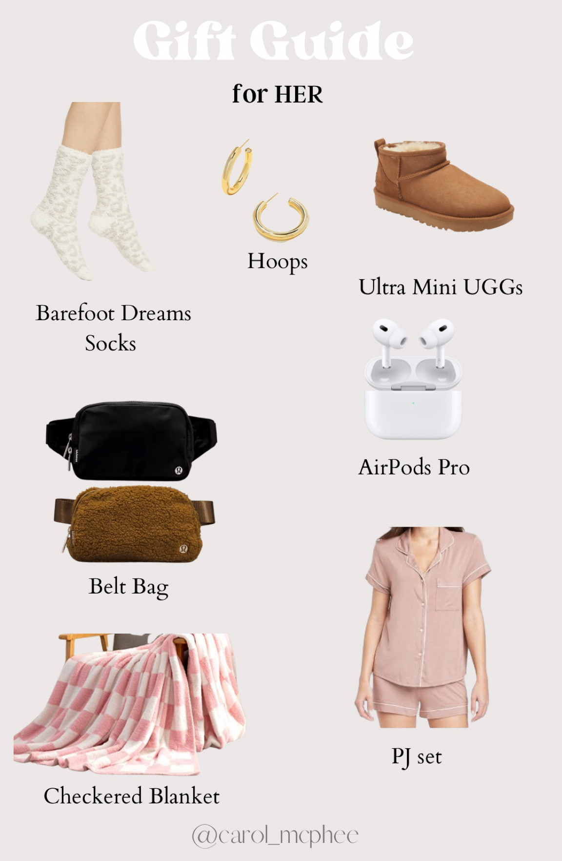 Gift guide for her! 

#LTKunder100 #LTKHoliday #LTKGiftGuide